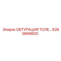 6265668600 ОБТУРАЦИЯ ТОЛЕ Epiroc