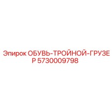 5730009798 ОБУВЬ-ТРОЙНОЙ-ГРУЗЕР Epiroc