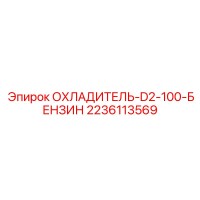 2236113569 ОХЛАДИТЕЛЬ-D2-100-БЕНЗИН Epiroc