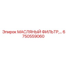 6750559060 МАСЛЯНЫЙ ФИЛЬТР Epiroc