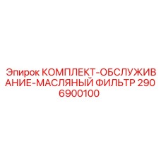 2906900100 КОМПЛЕКТ-ОБСЛУЖИВАНИЕ-МАСЛЯНЫЙ ФИЛЬТР Epiroc