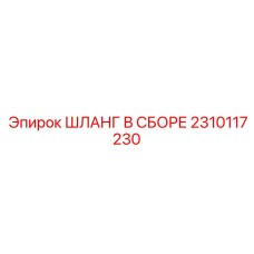 2310117230 ШЛАНГ В СБОРЕ Epiroc