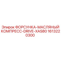 1613220300 ФОРСУНКА-МАСЛЯНЫЙ КОМПРЕСС-DRIVE-XAS80 Epiroc