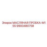 9900480758 МАСЛЯНАЯ ПРОБКА-M155 Epiroc