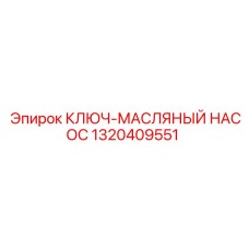 1320409551 КЛЮЧ-МАСЛЯНЫЙ НАСОС Epiroc