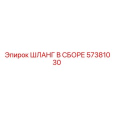 57381030 ШЛАНГ В СБОРЕ Epiroc