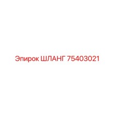 75403021 ШЛАНГ Epiroc
