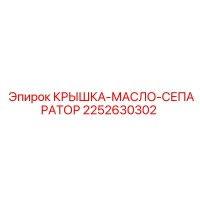 2252630302 КРЫШКА-МАСЛО-СЕПАРАТОР Epiroc