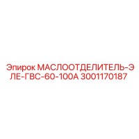 3001170187 МАСЛООТДЕЛИТЕЛЬ-ЭЛЕ-ГВС-60-100А Epiroc