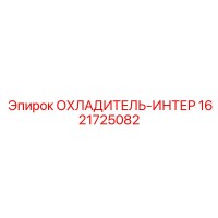 1621725082 ОХЛАДИТЕЛЬ-ИНТЕР Epiroc