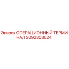 3092303524 ОПЕРАЦИОННЫЙ ТЕРМИНАЛ Epiroc