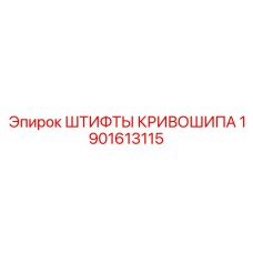 1901613115 ШТИФТЫ КРИВОШИПА Epiroc