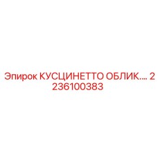 2236100383 КУСЦИНЕТТО ОБЛИК.… Epiroc