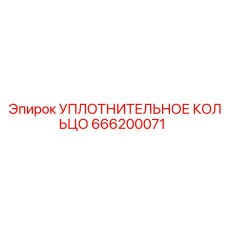 УПЛОТНИТЕЛЬНОЕ КОЛЬЦО 666200071 Epiroc