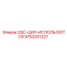 9753201221 OSC-ЦИЛ-ИСПОЛЬЗУЕТСЯ Epiroc