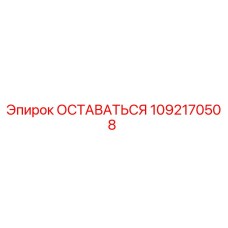1092170508 ОСТАВАТЬСЯ Epiroc