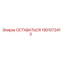 1901072413 ОСТАВАТЬСЯ Epiroc