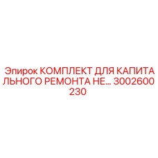 3002600230 КОМПЛЕКТ ДЛЯ КАПИТАЛЬНОГО РЕМОНТА НЕ Epiroc