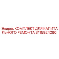 3115924290 КОМПЛЕКТ ДЛЯ КАПИТАЛЬНОГО РЕМОНТА Epiroc