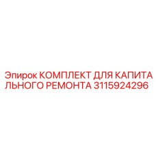 3115924296 КОМПЛЕКТ ДЛЯ КАПИТАЛЬНОГО РЕМОНТА Epiroc