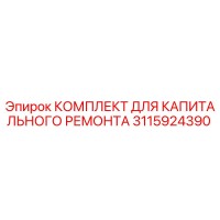 3115924390 КОМПЛЕКТ ДЛЯ КАПИТАЛЬНОГО РЕМОНТА Epiroc