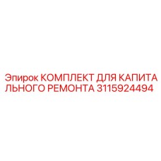 3115924494 КОМПЛЕКТ ДЛЯ КАПИТАЛЬНОГО РЕМОНТА Epiroc