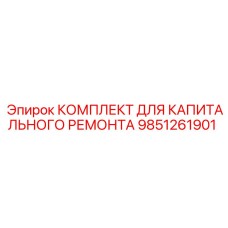 9851261901 КОМПЛЕКТ ДЛЯ КАПИТАЛЬНОГО РЕМОНТА Epiroc