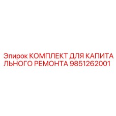 9851262001 КОМПЛЕКТ ДЛЯ КАПИТАЛЬНОГО РЕМОНТА Epiroc