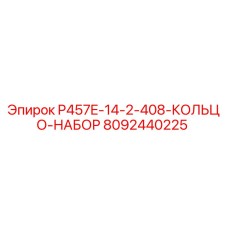 8092440225 P457E-14-2-408-КОЛЬЦО-НАБОР Эпирок