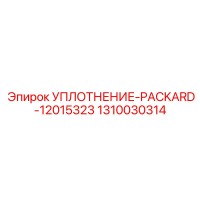 1310030314 УПЛОТНЕНИЕ-PACKARD-12015323 Epiroc
