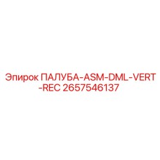 2657546137 ПАЛУБА-ASM-DML-VERT-REC Epiroc