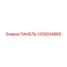 1310034865 ПАНЕЛЬ Epiroc