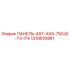 1310610981 ПАНЕЛЬ-ASY-XAS-750JD-T3-IT4 Epiroc