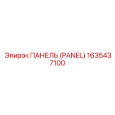 1635437100 ПАНЕЛЬ Epiroc