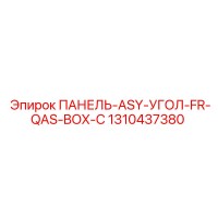 1310437380 ПАНЕЛЬ-ASY-УГОЛ-FR-QAS-BOX-C (Epiroc)