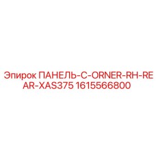 1615566800 ПАНЕЛЬ-C-ORNER-RH-REAR-XAS375 Эпирок