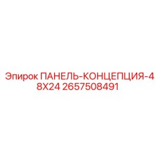2657508491 ПАНЕЛЬ-КОНЦЕПЦИЯ-48X24 Epiroc