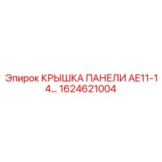 1624621004 КРЫШКА ПАНЕЛИ AE11-14 Epiroc
