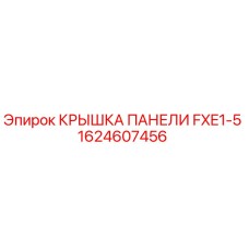 1624607456 КРЫШКА ПАНЕЛИ FXE1-5 Epiroc