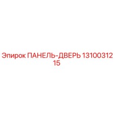 1310031215 ПАНЕЛЬ-ДВЕРЬ Epiroc