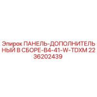 2236202439 ПАНЕЛЬ-ДОПОЛНИТЕЛЬНЫЙ В СБОРЕ-B4-41-W-TDXM Epiroc