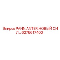 6275617400 PANN.ANTER.НОВЫЙ СИЛ... Epiroc