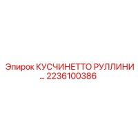 2236100386 КУСЧИНЕТТО РУЛЛИНИ… Epiroc