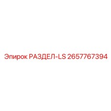 2657767394 РАЗДЕЛ-LS Epiroc