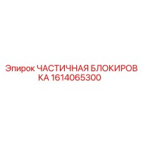 1614065300 ЧАСТИЧНАЯ БЛОКИРОВКА Epiroc