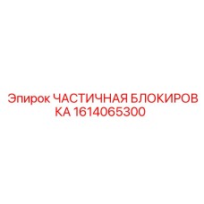 1614065300 ЧАСТИЧНАЯ БЛОКИРОВКА Epiroc