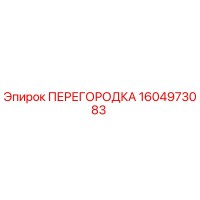 1604973083 ПЕРЕГОРОДКА Эпирок