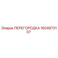 1604973107 ПЕРЕГОРОДКА Epiroc