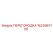 1623961700 ПЕРЕГОРОДКА Epiroc