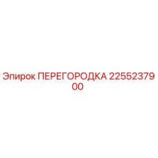 2255237900 ПЕРЕГОРОДКА Epiroc
